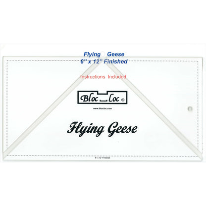 Bloc Loc Flying Geese Ruler VARIOUS SIZES AND SETS - THIS MAY BE A SPECIAL ORDER / Use the dropdown to make your selection.