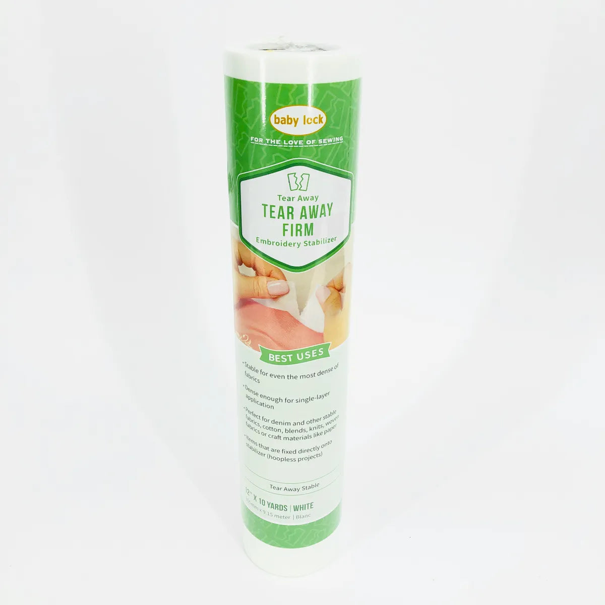 Baby Lock Tear Away Firm Stabilizer 12" x 10 Yard Roll BLT103