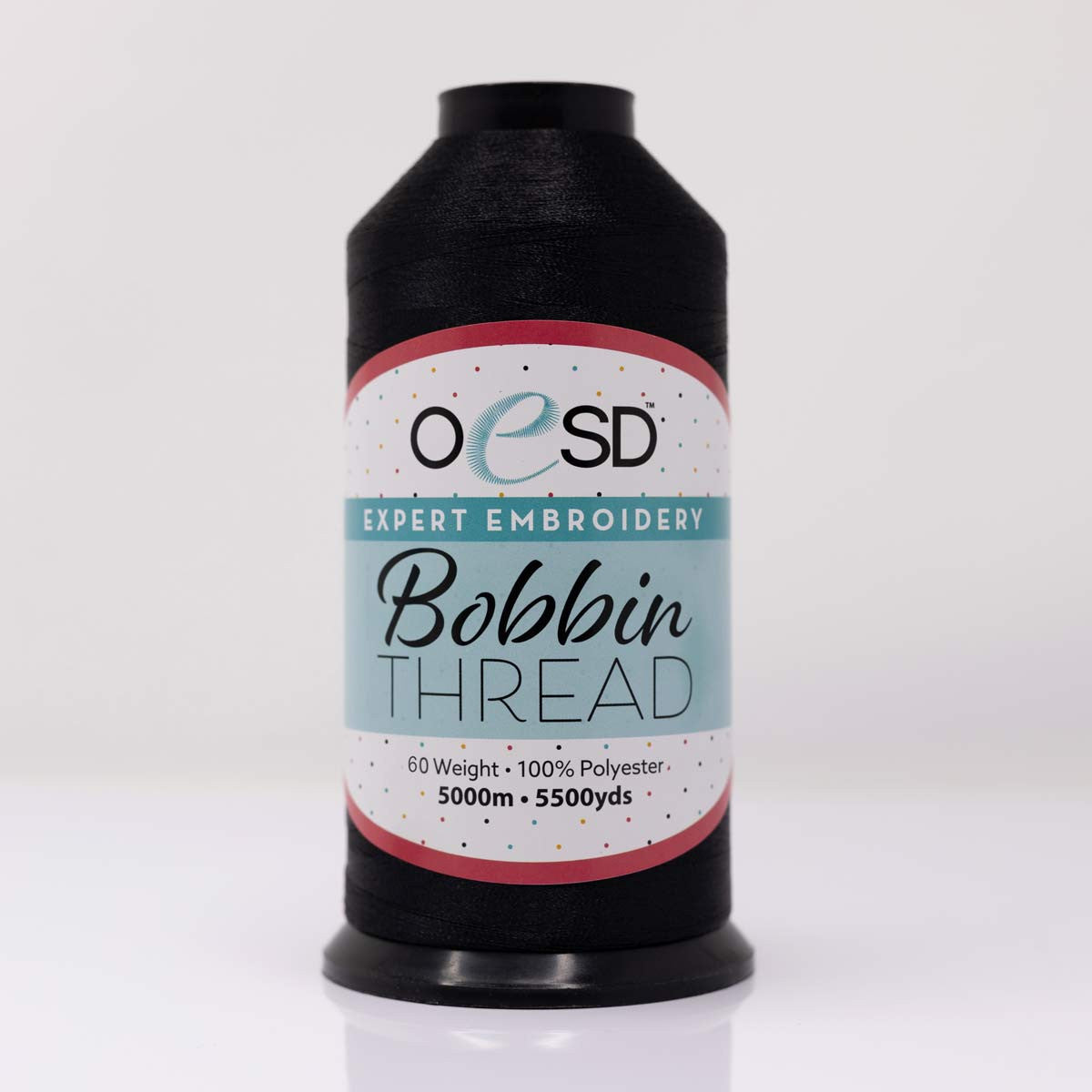 OESD Black Bobbin Thread Spool 5000m OESDBOB-BLK