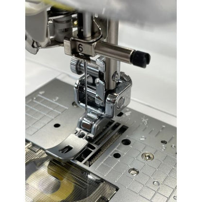 Brother SA227 (Compatible with Babylock) Adjustable Zipper Piping Foot for High Shank Machines