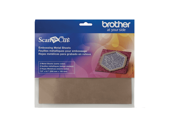 Brother Scan N Cut Embossing Metal Sheets CAEBSBMS1