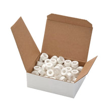 Load image into Gallery viewer, Fil-Tec Clear-Quilt Class 15/A - 78yds - White - 13330 Box of 80 Bobbins