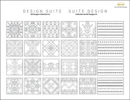 Baby Lock Fills and Motifs GE Designs Collection #1 BLA-IQFM-GE