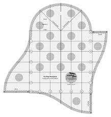 Creative Grids Non-Slip Scallop Template CGRSCAOLLOP
