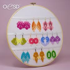 FREE YouTube Sew Along: OESD Freestanding Earrings with Karen Bohl 5/8/25 from 10:30am-12:30pm PST
