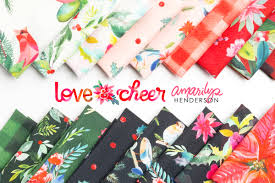 Moda Love and Cheer Fabric Collection Sold by the Yard