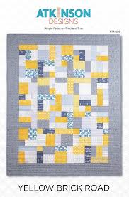 Atkinson Designs Yellow Brick Wall Quilt Pattern ATK-126
