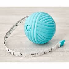 Hemline Yarn Ball Retractable Tape Measure 253.YB.DB