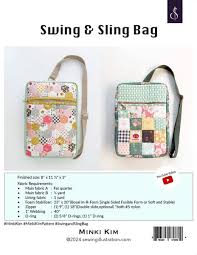 Minki Kim Swing & Sling Bag Pattern  P178-SIBP1