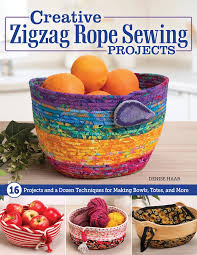 Creative Zigzag Rope Sewing Projects Book by Denise Haar # L1052