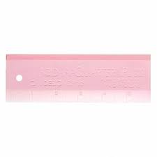 Add a Quarter 6" Ruler Pink CM06PLUSPK