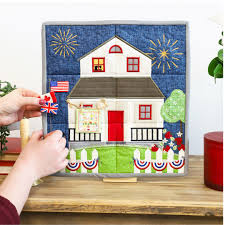 FREE YOUTUBE LIVE- Kimberbell Home Sewn Vol. 2 July Tiling Scene- June 8th, 4:00pm-7:00pm PST