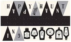 Riley Blake Sophisticated Halloween Pennant Panel P14627-PANEL