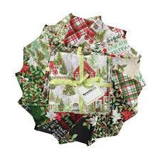 Benartex Heartland Holiday by Nicole Decamp Fat Quarter Bundle FGHLHPK