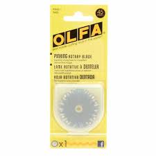 Olfa 45mm Pinking Rotary Blade Replacment PIB45-1