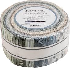 Robert Kaufman Wishwell Winterstone Roll-Ups RU-1271-40