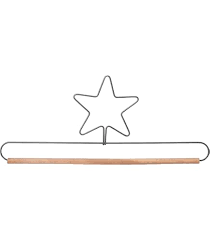 Ackfeld Manufacturing Craft Holder 12" Star with Dowel Holder Gray # 70487