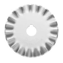 Load image into Gallery viewer, Olfa 45mm Pinking Rotary Blade Replacment PIB45-1