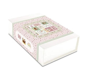 Riley Blake Baby Girl Cute as a Button Quilt Panel Kit KT-16770