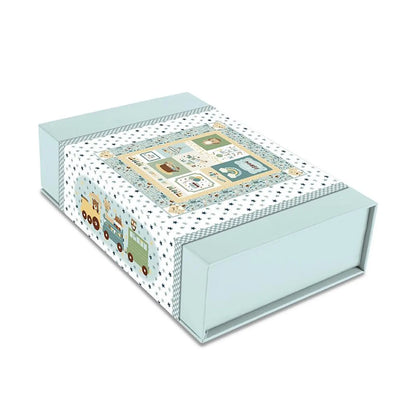 Riley Blake Baby Boy Cute as a Button Panel Quilt Kit KT-16760