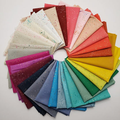 Ruby Star Society Speckled Metallics Collection by Moda  SOLD BY THE YARD