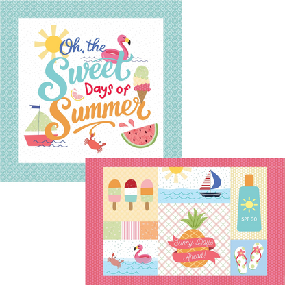 PREORDER MARCH 17, 2027 Kimberbell Sweet Days of Summer Pillow Set (DESIGN AND/OR EMBELLISHMENT KIT, USE DROP DOWN MENU)