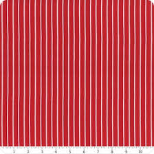 Riley Blake Radiant Ruby Red Stripes C17264-SCHOOLHOUSE Fabric sold by the Yard