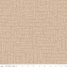 Riley Blake Autumn Fabric Collection by Lori Holt- Fabric by the Yard