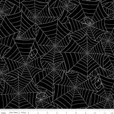 Riley Blake Cosume Makers Act II Halloween Fabric Collection C16011-BLACK SOLD BY THE QUARTER YARD