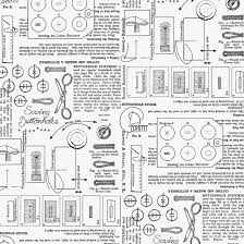 Riley Blake Sew America Fabric Options Sold by the Yard (use drop down menu)