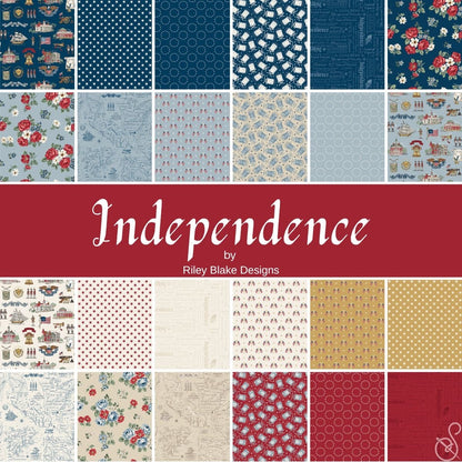 PREORDER READY in June A1 Specially Curated Kit for Kimberbell America, Land that I love Bench Pillow Featuring Riley Blake Independence fabric line