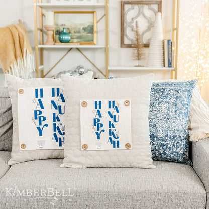 Kimberbell SAVE THE DATE Fabric Kits with Optional Pillow Cover, Pillow insert and Buttons