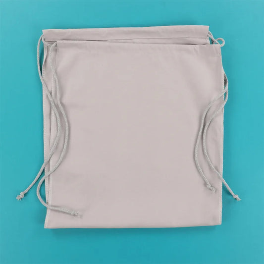 Kimberbell Blanks Light Grey Cinch Backpack Kimberbell #KDKB289