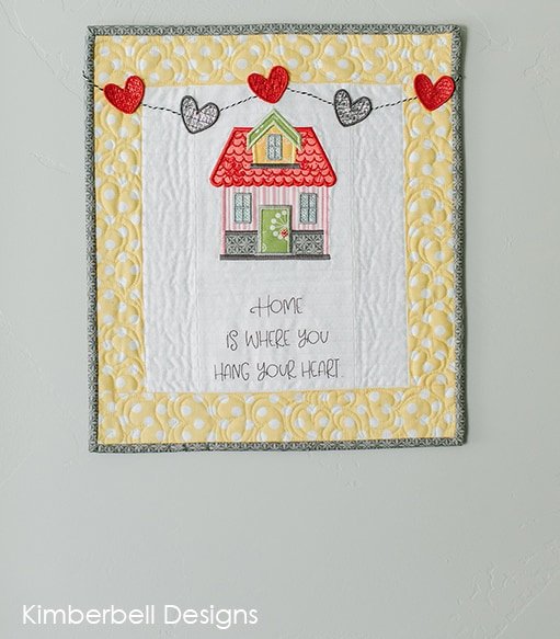 Best of Kimberbell 2020 HEART & HOME DOOR DECOR FABRIC KIT