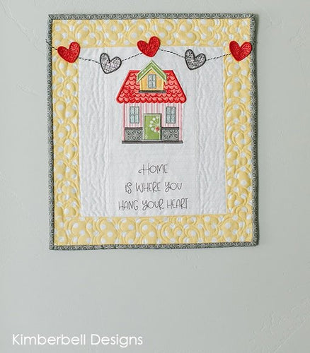 Best of Kimberbell 2020 HEART & HOME DOOR DECOR FABRIC KIT AND OR DESIGN