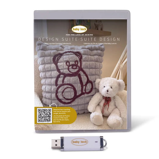 Baby Lock Design Suite Yarn Couching Embroidery Design Collection 3 - Open Shapes SKU:BLA-DSUITE-YC3