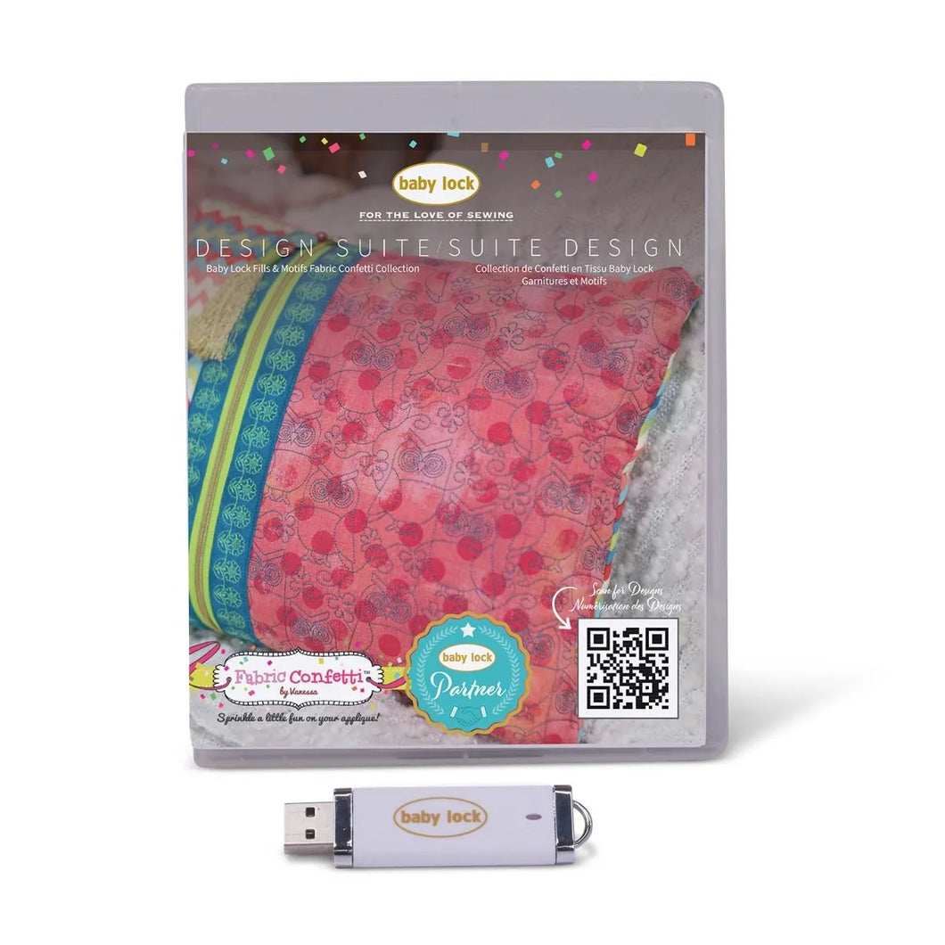 Baby Lock Fills & Motifs Fabric Confetti Collection SKU:BLA-IQFM-FC for  Solaris