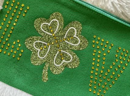 Zoom Class on 3/27/26 Scan N Cut: Lucky Rhinestone Bag Canvas Workspace class with Michelle Gillmartin