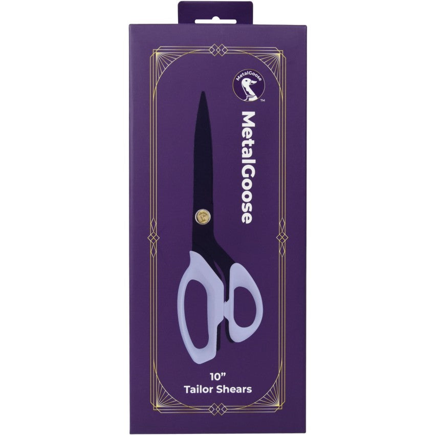 Metal Goose Scissors 10" Tailor Shears (Black or Rose Gold) MGOMGTSL01 MGOMGTSL02