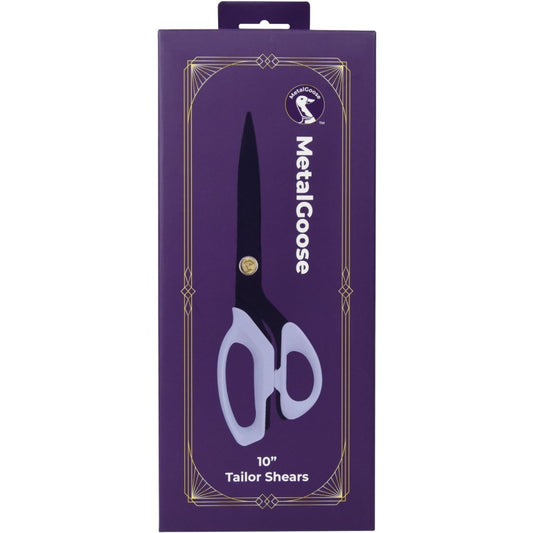 Metal Goose Scissors 10" Tailor Shears (Black or Rose Gold) MGOMGTSL01 MGOMGTSL02