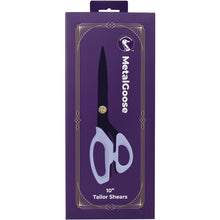 Load image into Gallery viewer, Metal Goose Scissors 10&quot; Tailor Shears (Black or Rose Gold) MGOMGTSL01 MGOMGTSL02