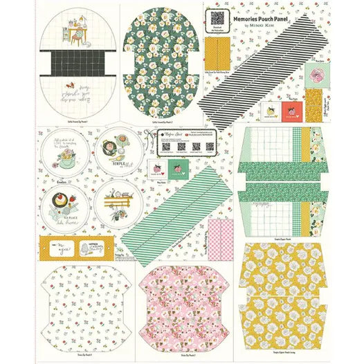Minki Kim Pouch Panels Memories Pouch Panel  P17061-PANEL