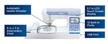 Load image into Gallery viewer, Brother PE900 Sewing and Embroidery Machine with 5&quot; X 7&quot; Hoop and WLAN