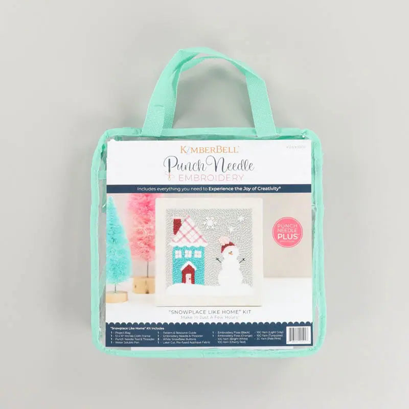 Kimberbell Snowplace Like Home – Punch Needle Plus Kit KPNK1005
