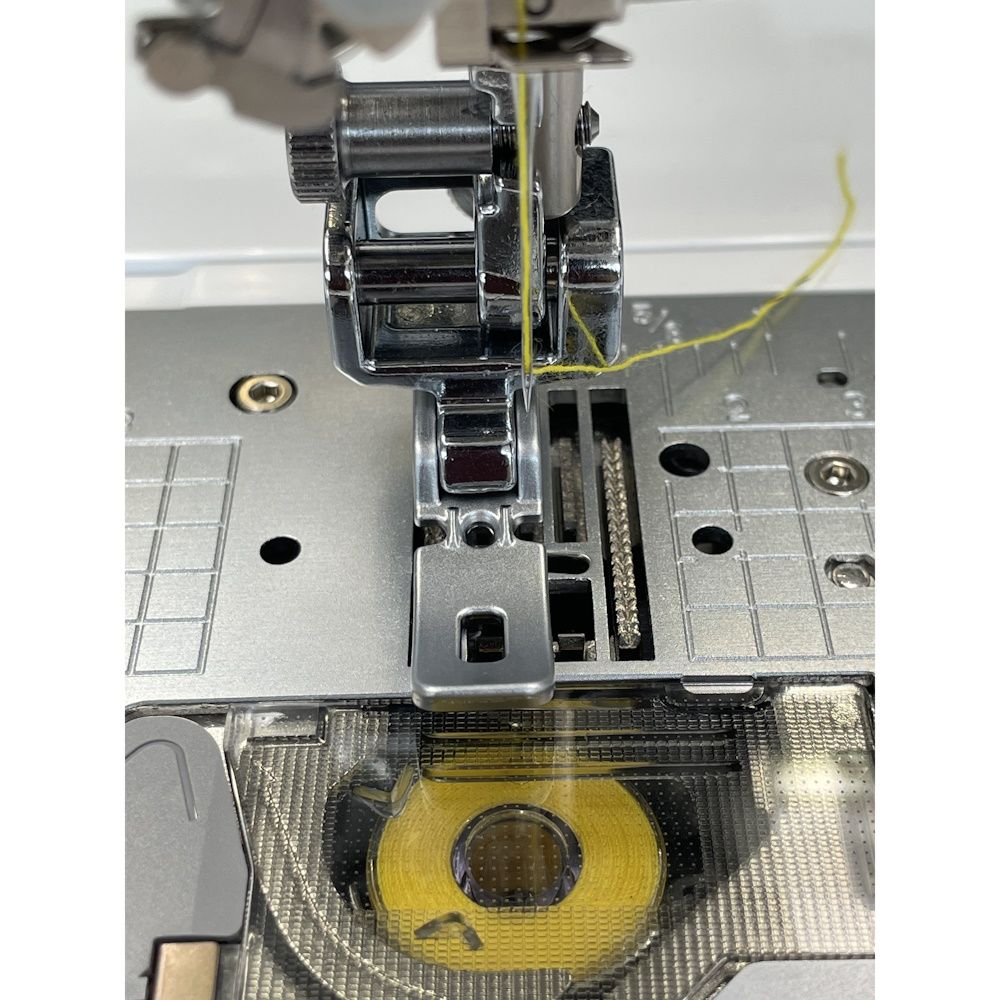 Brother SA227 (Compatible with Babylock) Adjustable Zipper Piping Foot for High Shank Machines