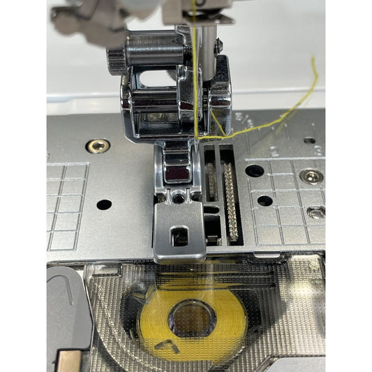 Brother SA227 (Compatible with Babylock) Adjustable Zipper Piping Foot for High Shank Machines