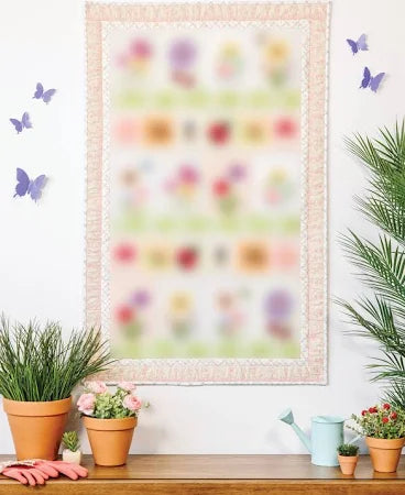 Kimberbell Mystery Wallflower Quilt Digital Dealer A LA CARTE JULY BLOCK DESIGN ONLY