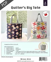 Load image into Gallery viewer, Minki Kim Quilter&#39;s Big Tote Pattern # SI-BP6