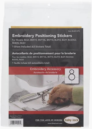 Embroidery Positioning Stickers BLSO-EPS Babylock