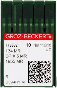 GROZ-BECKERT INDUSTRIAL NEEDLE 10 PACK 100/16 or 110/18
